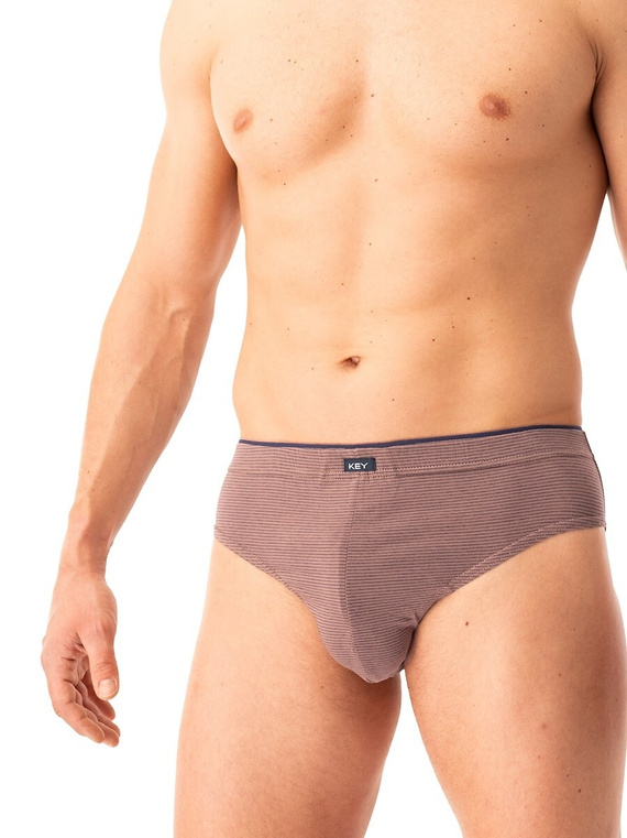 MPP 358 Key slip da uomo in cotone blu navy marrone, confezione da 2 pezzi in scatola, comfort e stile