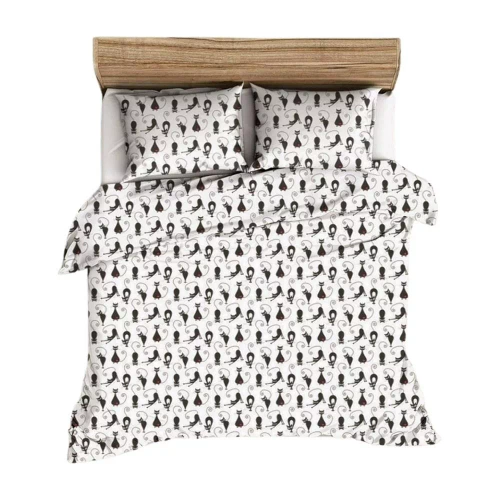 51N Biancheria da letto in corteccia Bielawa KARO | 100% cotone, bottoni, peso 140 g/m²