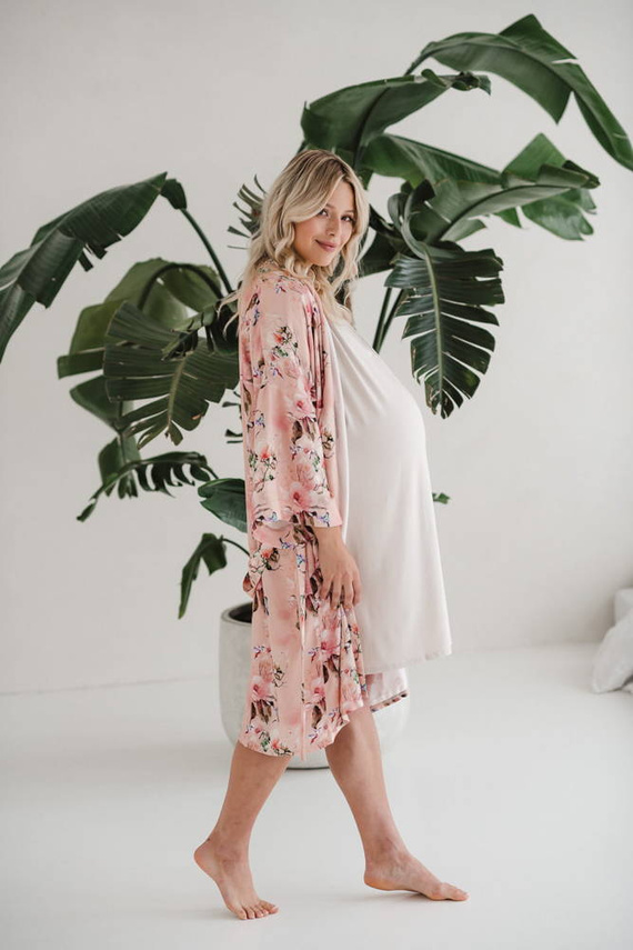 Rajskie ptaki szlafrok bambusowy Milk&Love 