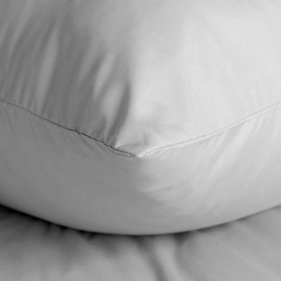 Biancheria da letto MI in microfibra Eurofirany morbida con cerniera 100% poliestere argento