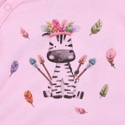 ABN-5539 Nini Happy Animals, pigiama per bambini in cotone biologico - 100% sicurezza, chiusure senza nichel, produzione polacca