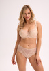 Biustonosz  półusztywniany beżowy