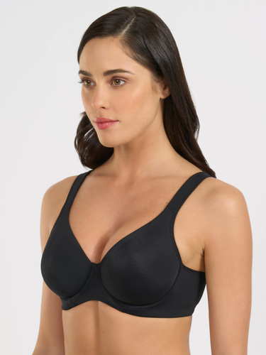393 - reggiseno morbido, elegante e confortevole Spiman nero