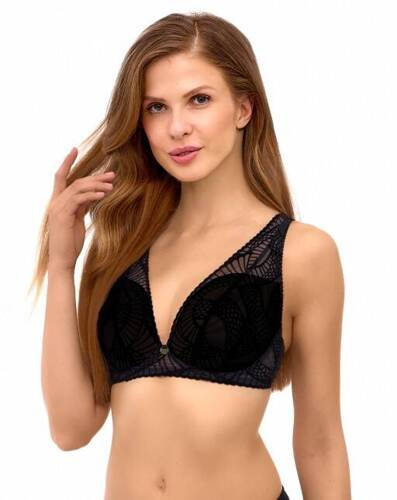 2514 Reggiseno push-up Lupoline - nero