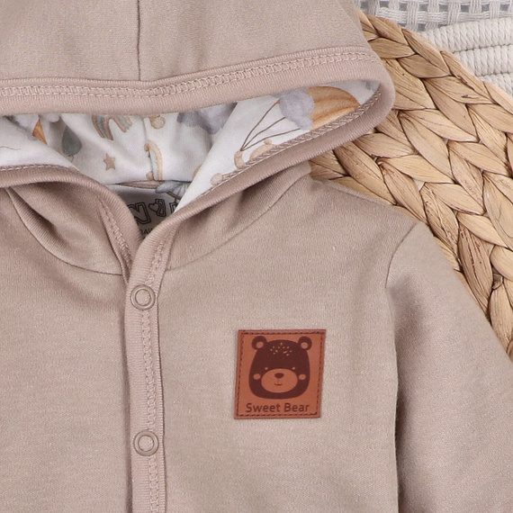 ABN-5517 Sky Journey Felpa doppio strato per bambino di Nini - in cotone biologico, per bambino