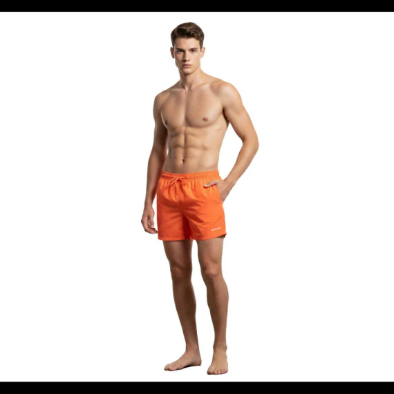 Sesto Senso costume da bagno uomo shorts mare ad asciugatura rapida tasche orange