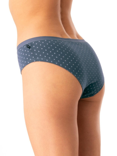 Mutandine da donna Key LPN 742 grafite - in cotone, confortevoli, set di 2 pezzi