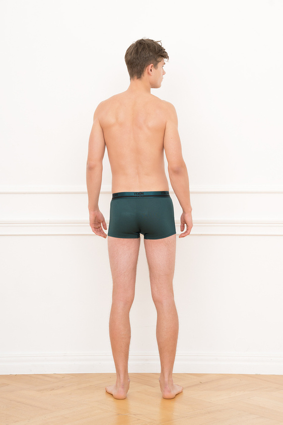 Umberto boxer uomo Moda italiana - verde scuro