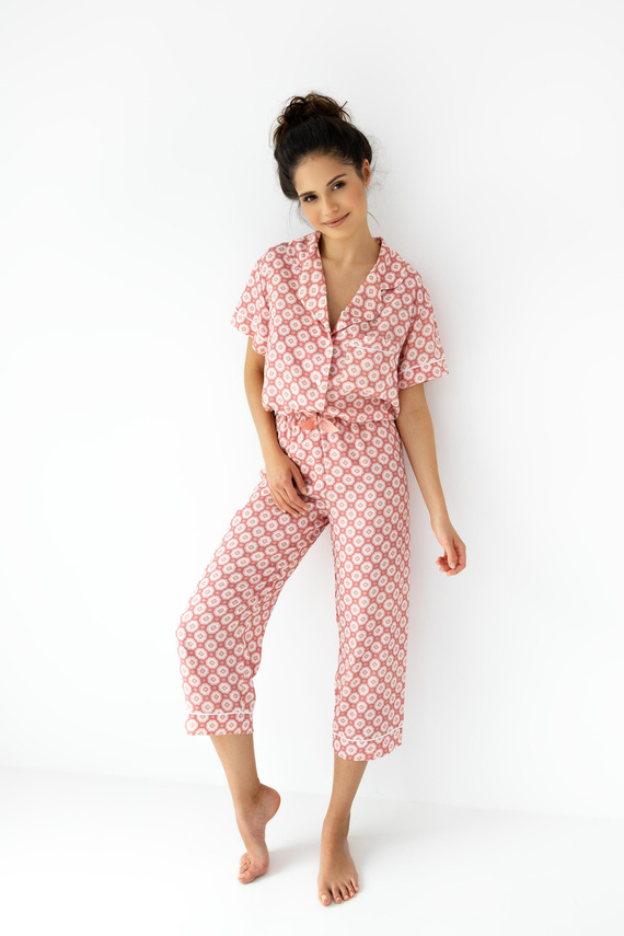 Sensis Sofija Pantaloni del pigiama da donna - rosa