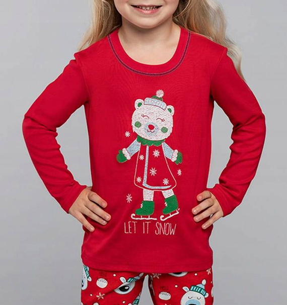 Czoka Pigiama da bambina Moda italiana - rosso