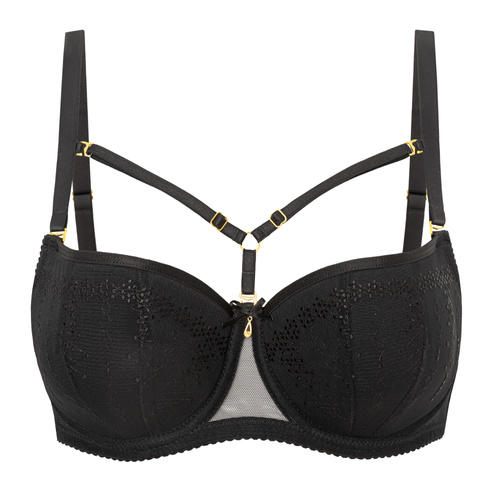 Vena VB-475 balconette K10 – reggiseno con fasce decorative, decolleté