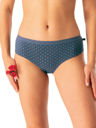 Mutandine da donna Key LPN 742 grafite - in cotone, confortevoli, set di 2 pezzi