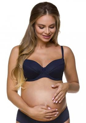 1732 Reggiseno per allattamento LUPOLINE - blu navy