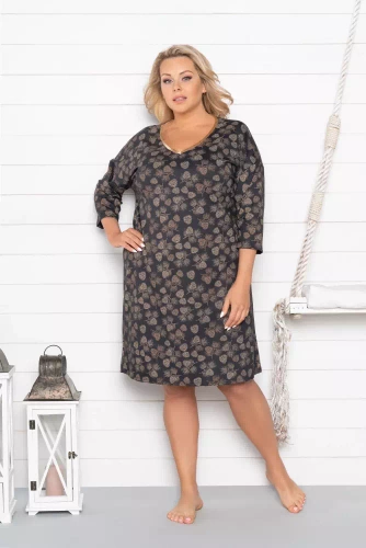 Pinnia camicia 3/4 donna Italia Fashion - stampa