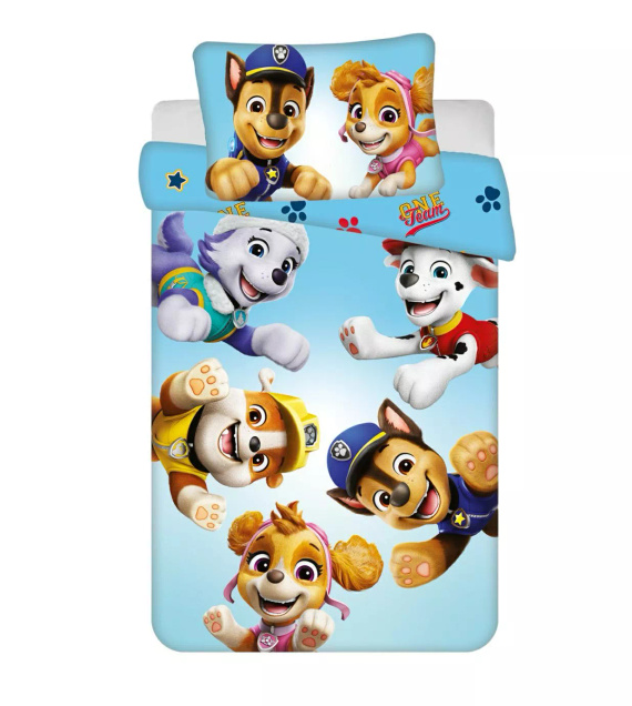 Jerry Fabrics Biancheria da Letto in Cotone Paw Patrol PP650 100x135 40x60 Cotone