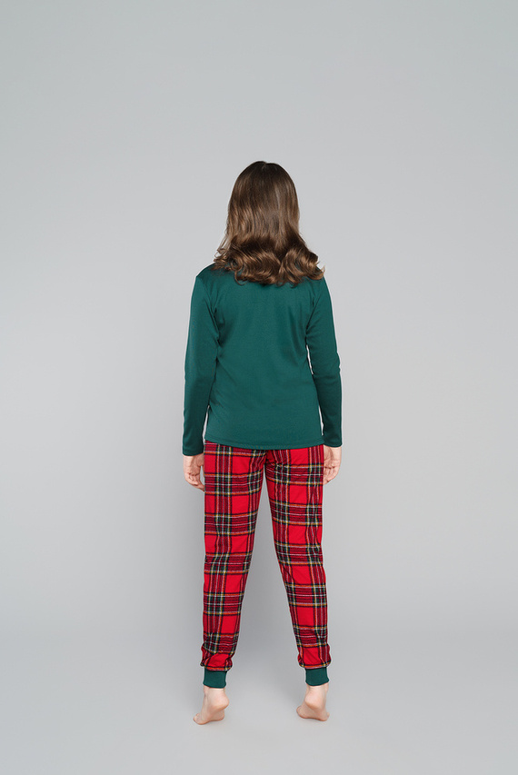 Pigiama di Babbo Natale ragazze Moda Italiana - verde