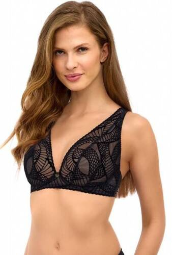 2516 Reggiseno Lupoline soft bralette - nero