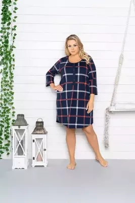 Izera camicia da donna per l'allattamento a 3/4 Moda Italiana - stampa