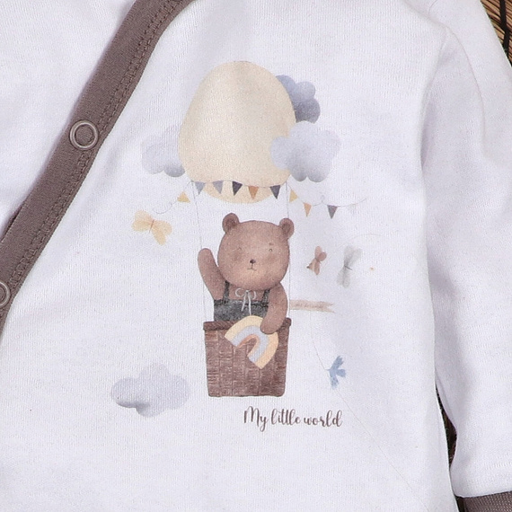 Body Nini Balloon Friends 100% cotone biologico, prodotto in Polonia