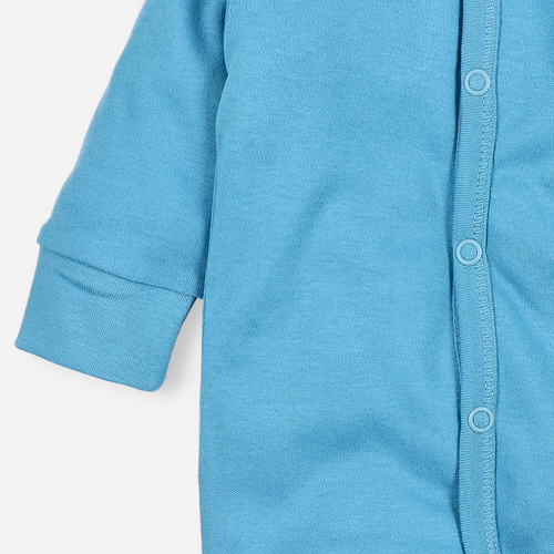 Pigiama intero neonato NINI ABN-3964 blu 100% cotone organico bambino