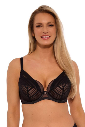 BS 1272 Reggiseno rigido a coppa intera Johanne di Gaia - Nero