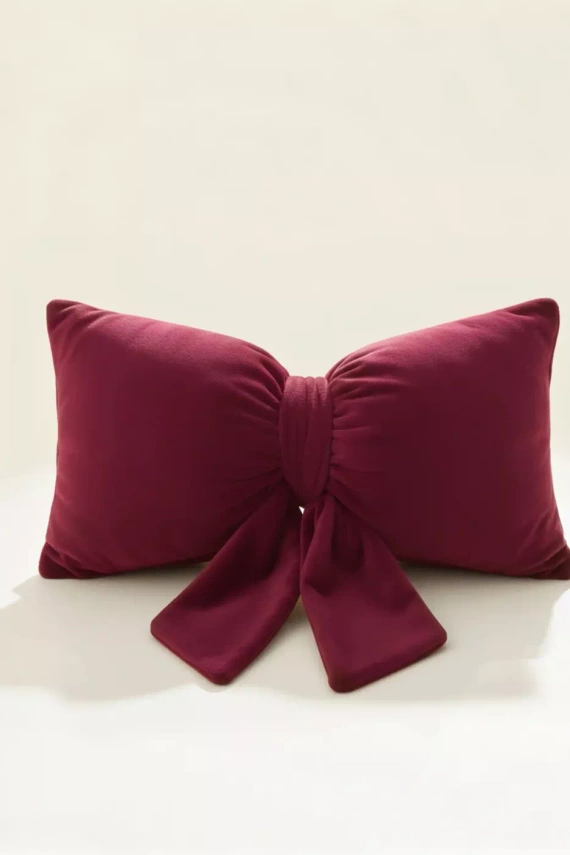 Cuscino di Natale Cocard Spod Igły i Nitki - cuscino di velluto marrone, certificato Oeko-Tex