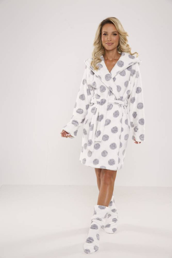 323 Vestaglia Forex a pois - ecrù