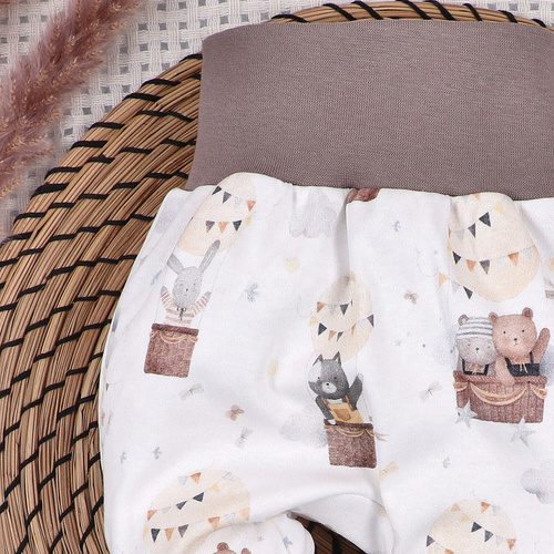 Nini Ghettine Neonato  Balloon Friends 100% Cotone Biologico – Made in Polonia