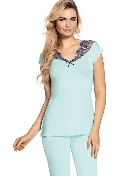 384 Clarisse Pigiama 3/4 donna - menta