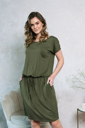 Abito Paramo Donna Moda Italiana - kaki