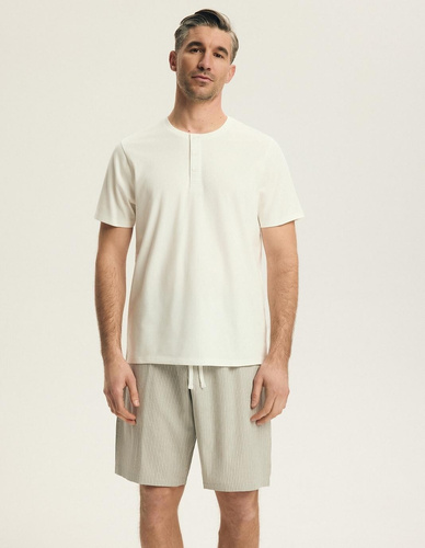 Pigiama uomo Henderson 43454 Nigri crema – 100% cotone estivo