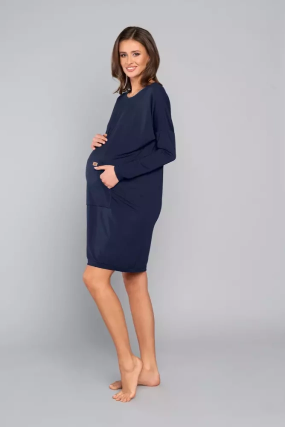 Tirana Tunica donna e premaman Italian Fashion - blu navy