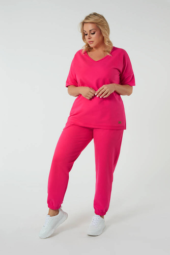 Madri Pantaloni donna Moda italiana - fucsia