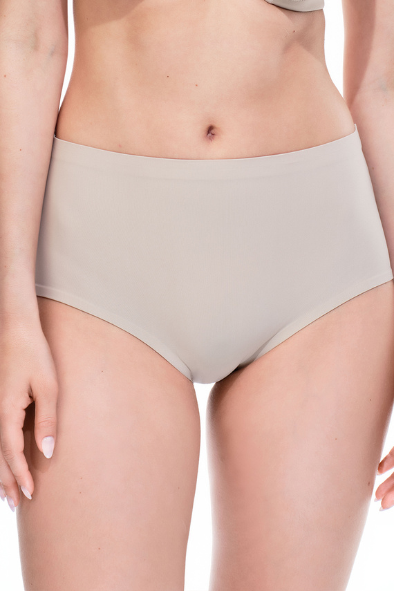 3151 Spiman Tortora Slip Modellante Vita Alta Senza Cuciture in Microfibra