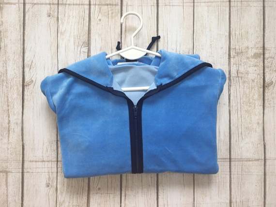 374 / 375 Accappatoio Desiree per bambini - blu