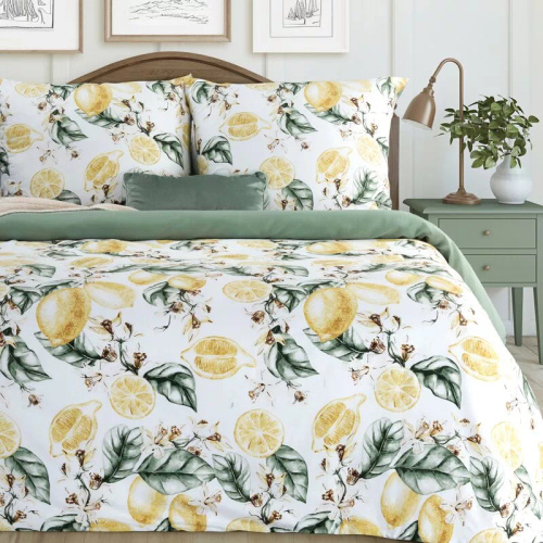 Eurofirany SPRING 91 completo letto 100% raso di cotone Oeko-Tex