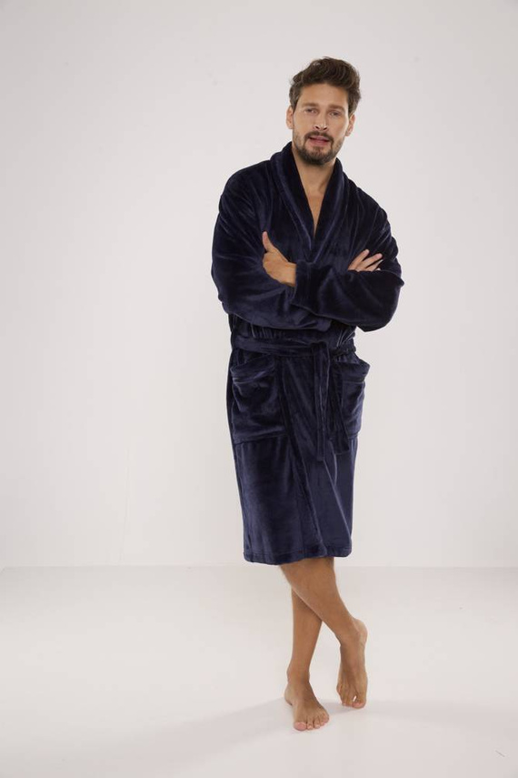 716 Vestaglia da uomo Rafael De lafense - blu marino