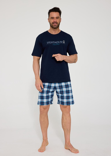 Pigiama uomo Cornette 326/215 Lighthouse 100% cotone manica corta