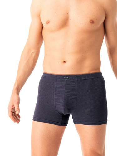 Boxer da uomo Key MXH 358 blu navy - cotone, confortevole e traspirante