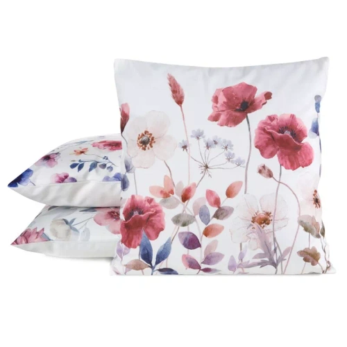 Fodera cuscino 45x45 Mink 36 Eurofirany velluto fiori