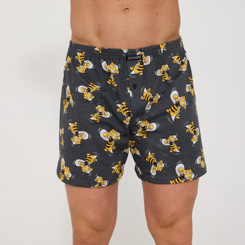 001/187 011/187 Boxer Cornette Classic da uomo - 100% cotone, vestibilità ampia, apertura con bottoni, comfort quotidiano