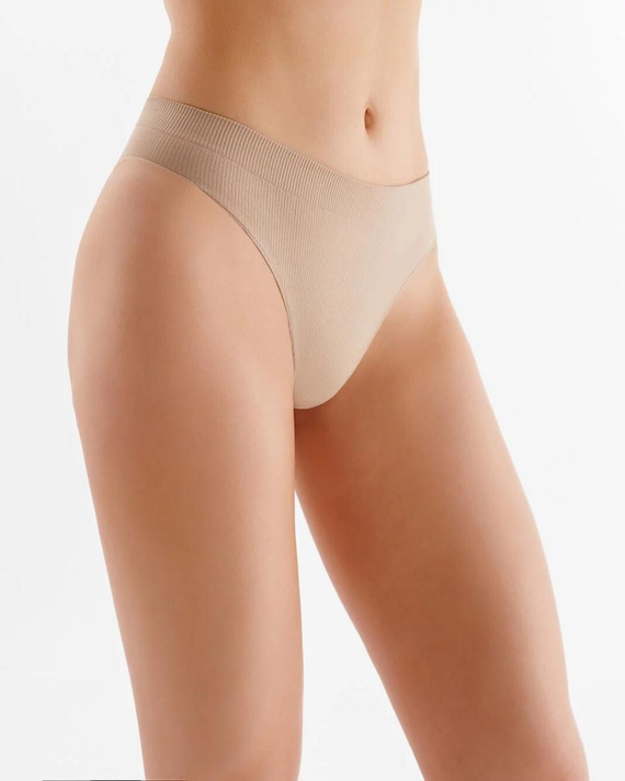 Slip brasiliani senza cuciture S110 Gabriella a coste comodi modellanti