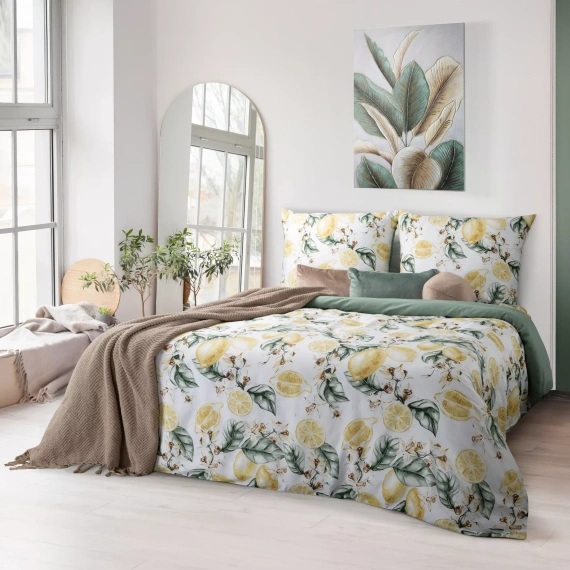 Eurofirany SPRING 91 completo letto 100% raso di cotone Oeko-Tex