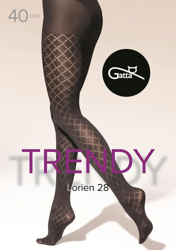 Lorien 28 Collant Gatta - 40 den, check, matt