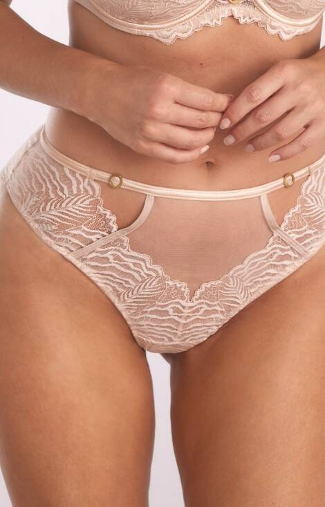 P-1101/3 Luna Mutandine da donna Kinga - beige