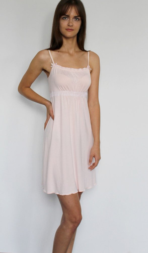 418 Camicia da notte senza spalline Julie Forex - rosa