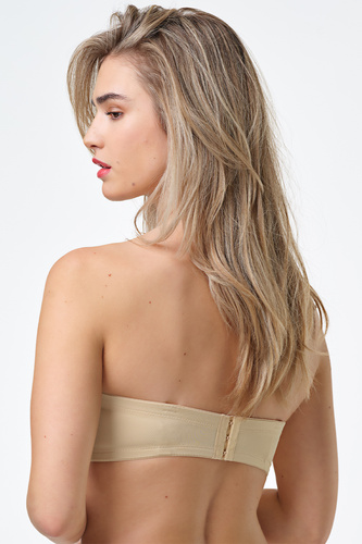 391 Reggiseno Bandeau Nudo Selene Bardotka Imbottito con Spalline Staccabili