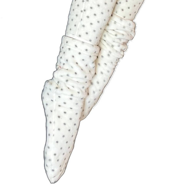 553/554 Calzini Wellsoft Smooth De Lafense - ecrù a piccoli punti