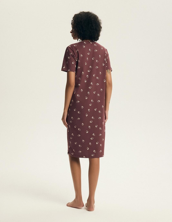 Camicia da notte Henderson Evika 45304 – cotone, stampa fragole