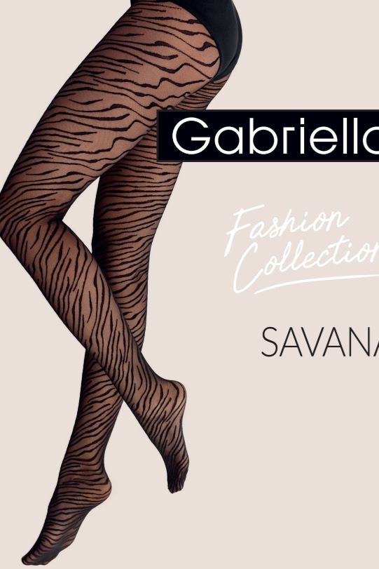 Collant Gabriella Savana 20 den zebra velato leggero elegante